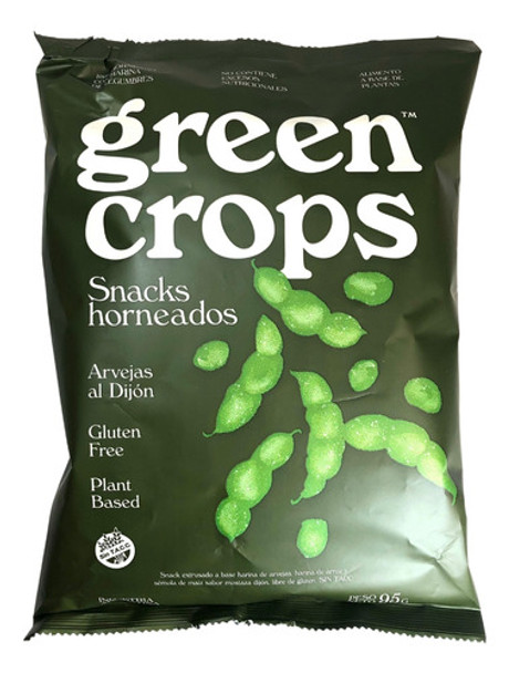 Snacks Horneados De Arveja Y Mostaza Green Crops 95 G 0