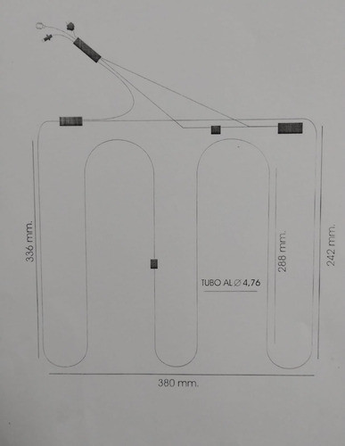 Resistencia Heladera Aurora / Siam 280 0101 0