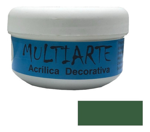 Pintura Manualidades Color Verde Seco Multiarte 200ml 0