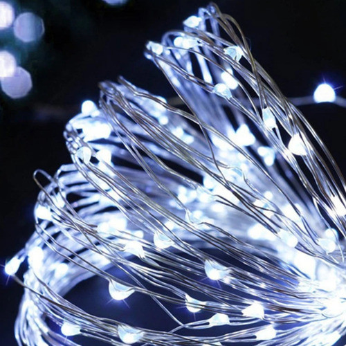 Guirnalda Rgb 10 Mts Led Solo Pila Control Remoto 0