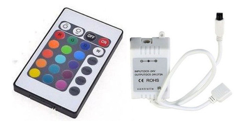 Controlador Rgb Tiras Led 12v A 24v 3x2a Con Control Remoto 0
