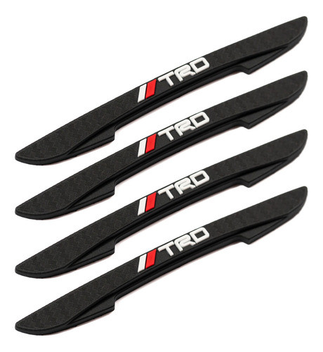 Protector De Puerta Goma Universal Trd Racing Pro 4 Piezas 0