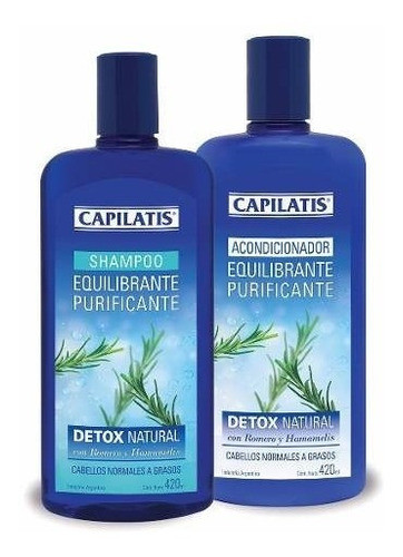 Shampoo + Acondicionador Equilibrante Detox - Capilatis - X6 0