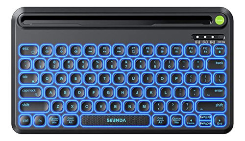 Seenda Teclado Bluetooth Multidispositivo, Teclado 0