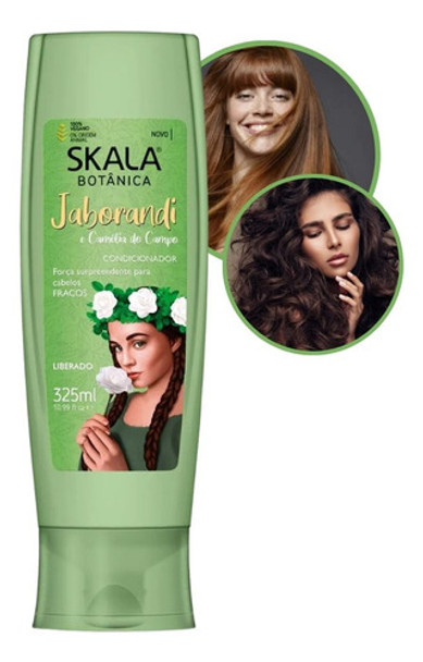 Condicionador Jaborandi E Camélia Do Campo Nutri 325ml Skala 0