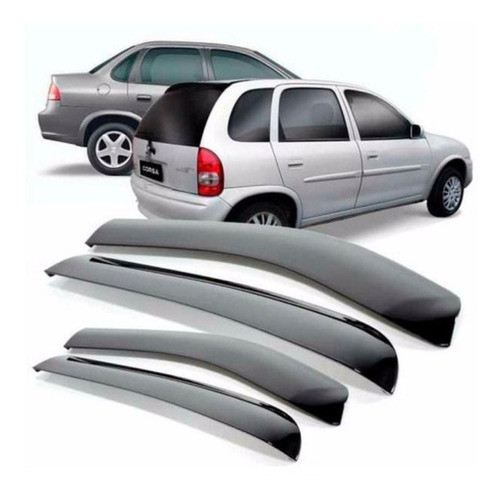 Calha De Chuva Corsa Classic 2003 A 2008 2009 2010 4p 0