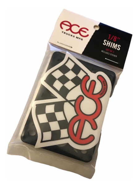 Pads Para Skate Aces Shims 1/8 2pcs. Incluye Sticker. 0