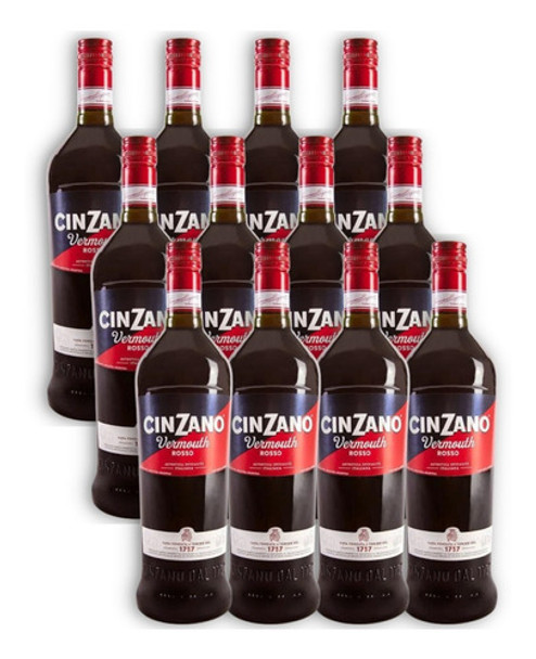 Aperitivo Vermouth Cinzano Rosso X12u 1000ml 0