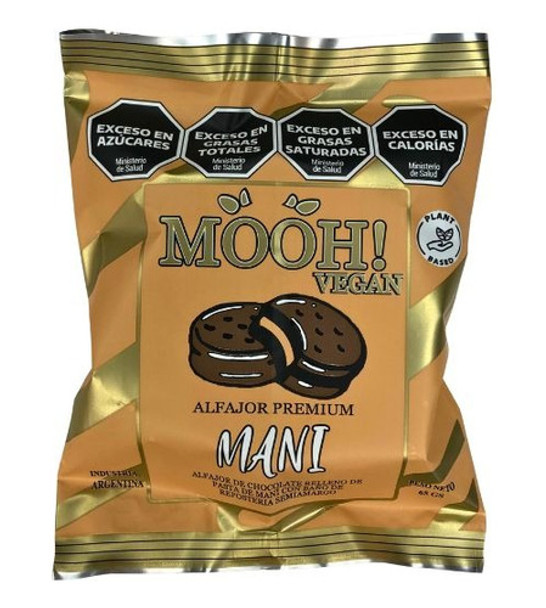 Alfajor De Mani Vegano Mooh! 65 G 0 Alfajor De Mani Vegano Mooh! 65 G 0