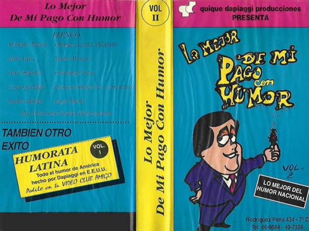 Quique Dapiaggi Vhs Lo Mejor De Mi Pago Con Humor 0
