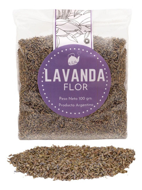 Lavanda En Flor X100 Gr - Heredia 0 Lavanda En Flor X100 Gr - Heredia 0