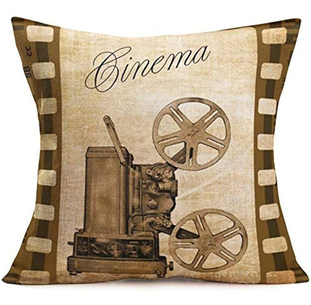 Fundas De Almohada Asminifor Marco De Cine Vintage Con Carre 0