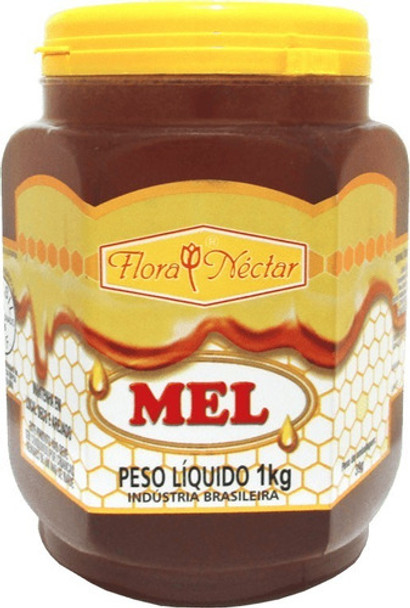 Mel De Abelha Puro 1 Kg - Flora Nectar - Kit Com 2 0