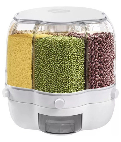 Dispensador Para Cereales O Granos Contenedor De 6 Espacios 0