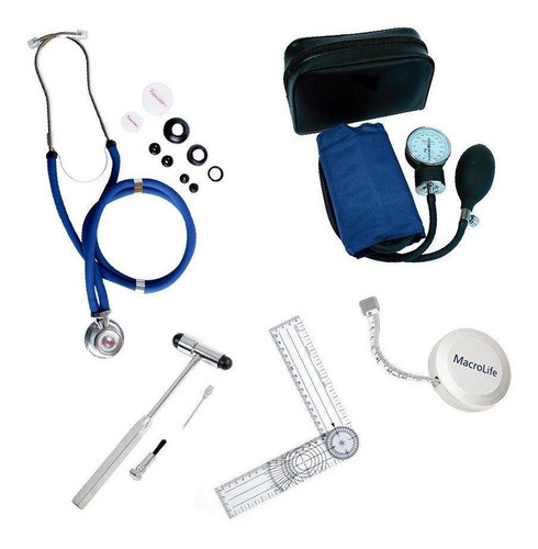 Kit Acadêmico Fisioterapia Azul 0