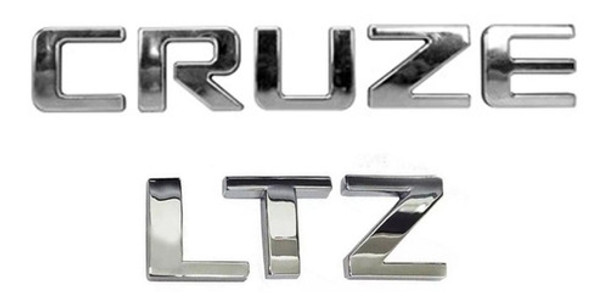 Kit Emblemas Cruze E Emblema Ltz Gm Chevrolet 2012/... 0