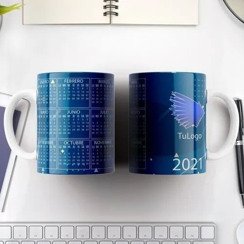 Plantillas Sublimación Tazas Calendario 2021 | Psd Editable 0