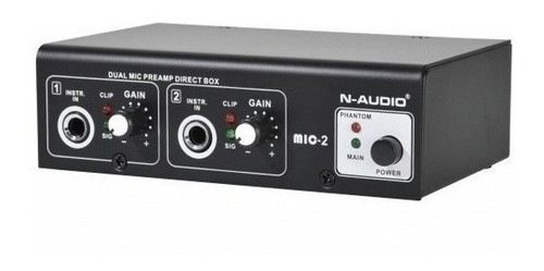 Preamplificador N-audio Mic2 Phantom Power 2 Canales 0