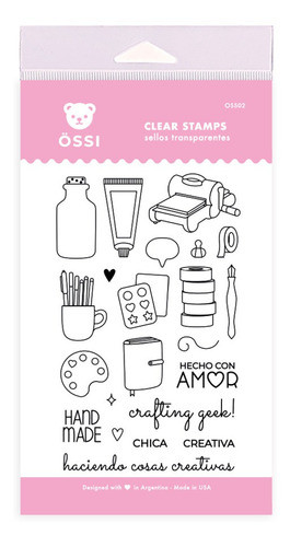Set 21 Sellos I Love Crafting Ossi 0