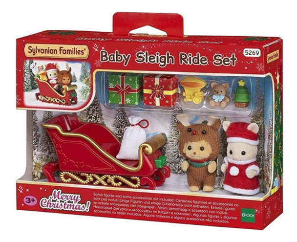 Sylvanian Families Juego De Paseo En Trineo Para Bebés Atrix 0