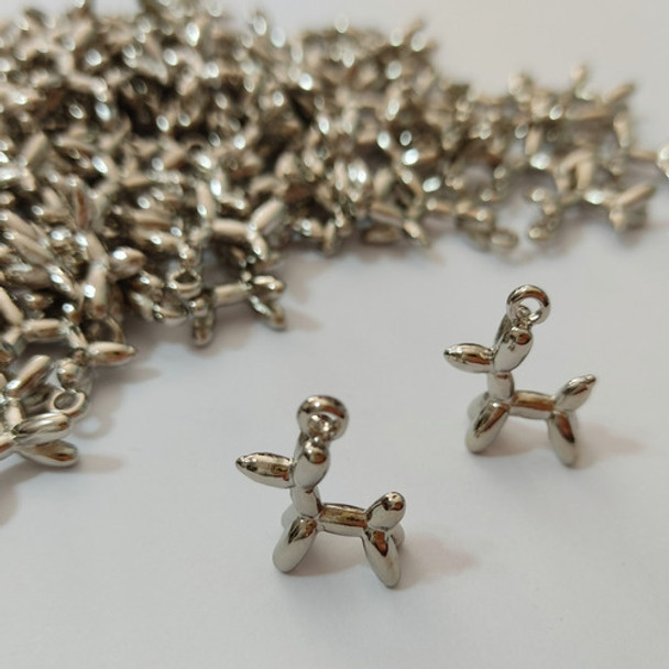 10 Dijes De Metal Perro Globo  - Armado Artesanias Bijou 0 10 Dijes De Metal Perro Globo  - Armado Artesanias Bijou 0