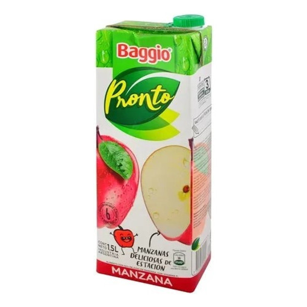 Baggio Pronto Manzana X 8und X 1.5l - Almacen Mingo 0 Baggio Pronto Manzana X 8und X 1.5l - Almacen Mingo 0