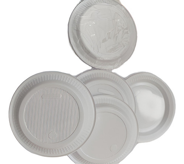 Prato Raso 15cm Descartável 100 Unidades Branco 0
