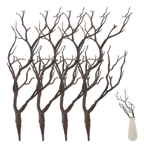 Magiclulu Ramas Árboles Artificiales 4 Piezas Plástico Seca 0