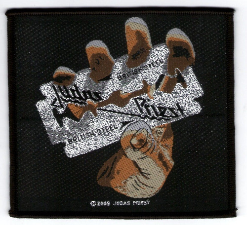 Patch Microbordado - Judas Priest British Steel P6 - Oficial 0