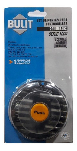 Set De 28 Puntas Destornillador Y Soporte Magnetico Bulit 0