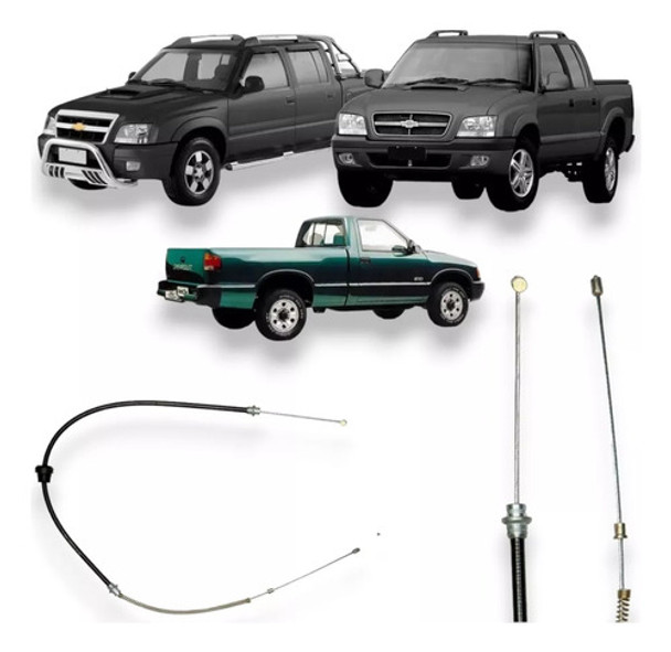 Kit  De Cables De Freno Chevrolet Blazer S 10 97/ 0