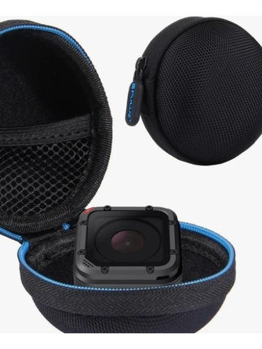 Estuche Rígido Porta Gopro, Auriculares, Circular. 0