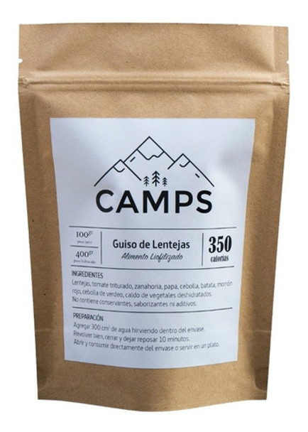 Comida Liofilizada Camps Foods - Mix X15 Unidades 0