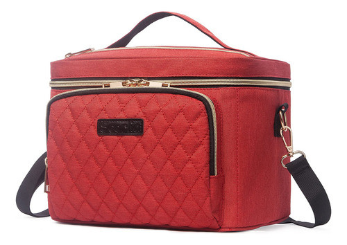 Scorlia Bolsa De Maquillaje Hzb-20128, Rojo 0