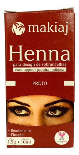 Makiaj Henna 1,5g - Preto 0