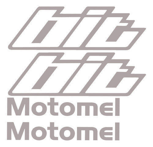 Kit Calcomanías Stickers Vinilo Motomel Bit 110 Gris 0