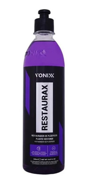 Restaurador De Plasticos Restaurax 500ml Vonixx 0