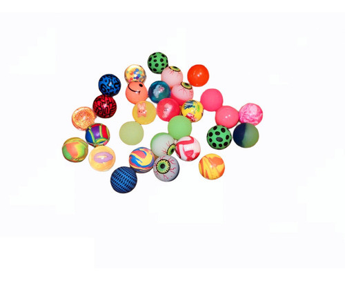 20 Pelotitas Pelotas Saltarinas P/ Piñata Souvenir Cotillon 0