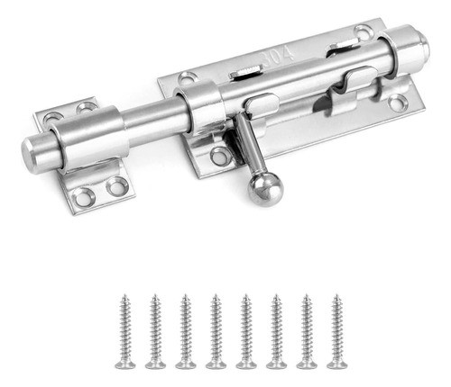 Pestillo De Puerta De Cerrojo Deslizante Qwork, Pestillos De 0