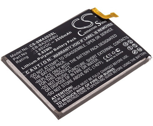 Bateria P/ Samsung Galaxy A10e A20e 2250 Mah Gh82-20188a 0