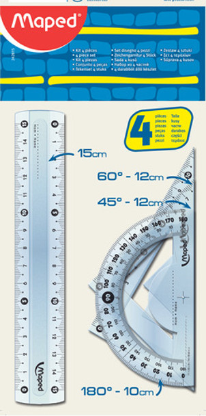 Kit De 4 Piezas De 15 Cm Maped 0