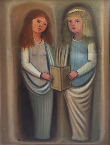 Figuras, Oleo De Primaldo Monaco 0