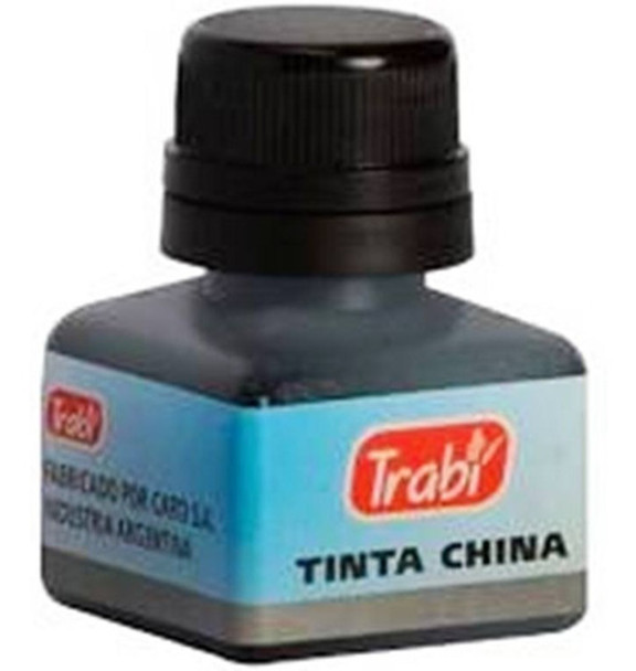 Tinta China 15cc Trabi Industria Argentina Frasco 15cm3 0
