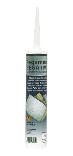 Sellador Adhesivo Pegamento Transparente Pega+ 100% Todo Uso 0