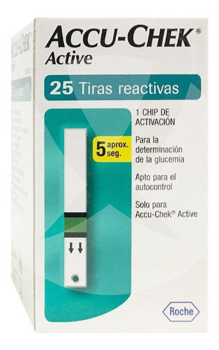Accu Chek Active 25 Tiras 0