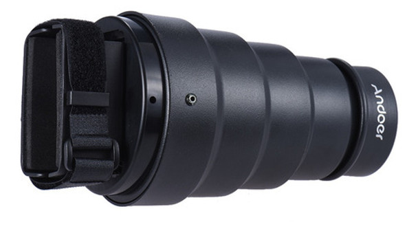 Andoer Cônico Modificador De Luz Snoot W/ 50 Graus Favo De 0