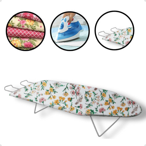 Tábua De Passar Roupa Estampada Portátil Mesa Cama 0