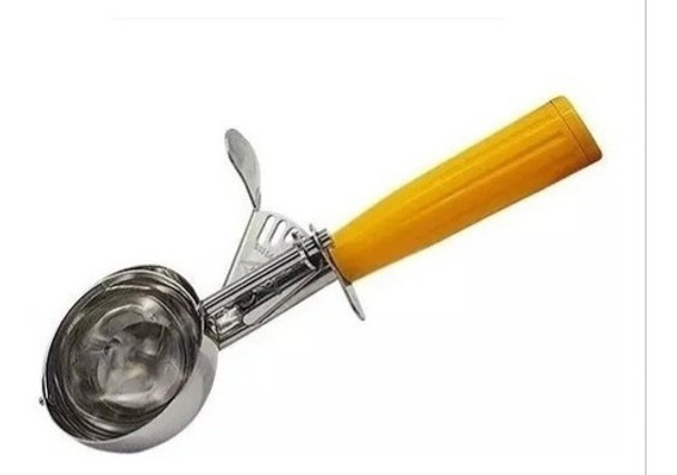 Cuchara Para Helado Bochas Aluminio Mango De Plastico 80gr 0