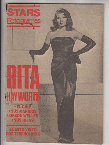 Cine Hollywood Rita Hayworth Revista Textos Y Fotos España 0