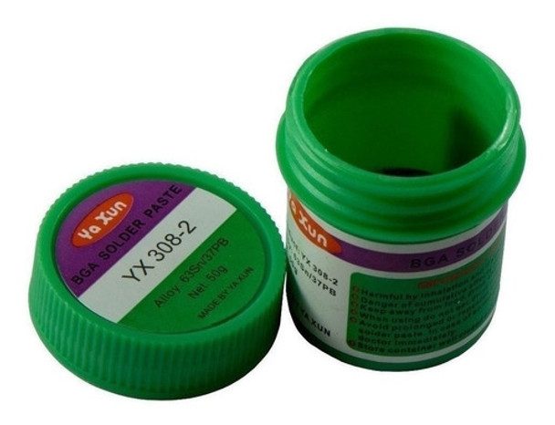 Estaño En Pasta Reballing Yaxun 50grs 63sn/37pb 0